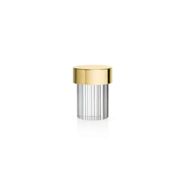 Last Order Fluted Portabel Bordslampa Polerad Mässing – Flos