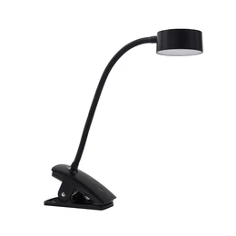 Maori LED Portabel Bordslampa med Klämma Svart – Lindby