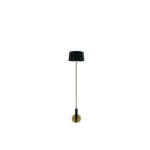 Uppladdningsbar LED Golvlampa Svart