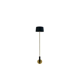 Uppladdningsbar LED Golvlampa Svart