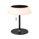 Solar Portabel Bordslampa Svart