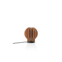 Radiant Rund Portabel Bordslampa Oak