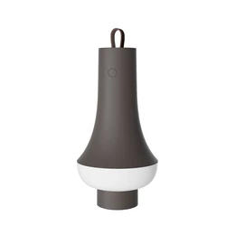 Tomoshi Portabel Bordslampa Mörkbrun