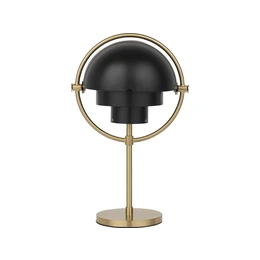 Multi-Lite Portabel Bordslampa Black/Brass - GUBI