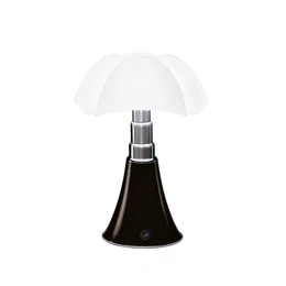 Minipipistrello Sladdlös LED Bordslampa Mörkbrun – Martinelli Luce