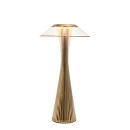 Space Portabel Bordslampa Guld