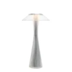 Space Portabel Bordslampa Krom